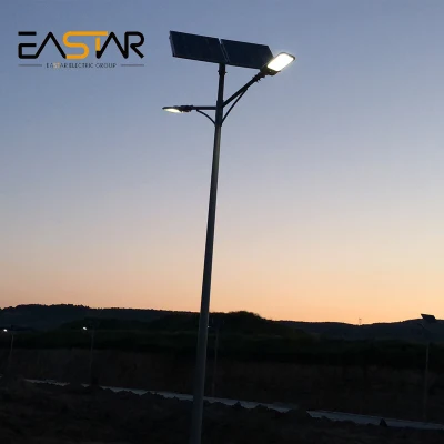 Outdoor Single Arm 50W 60W 80W LED Solar Street Lamp